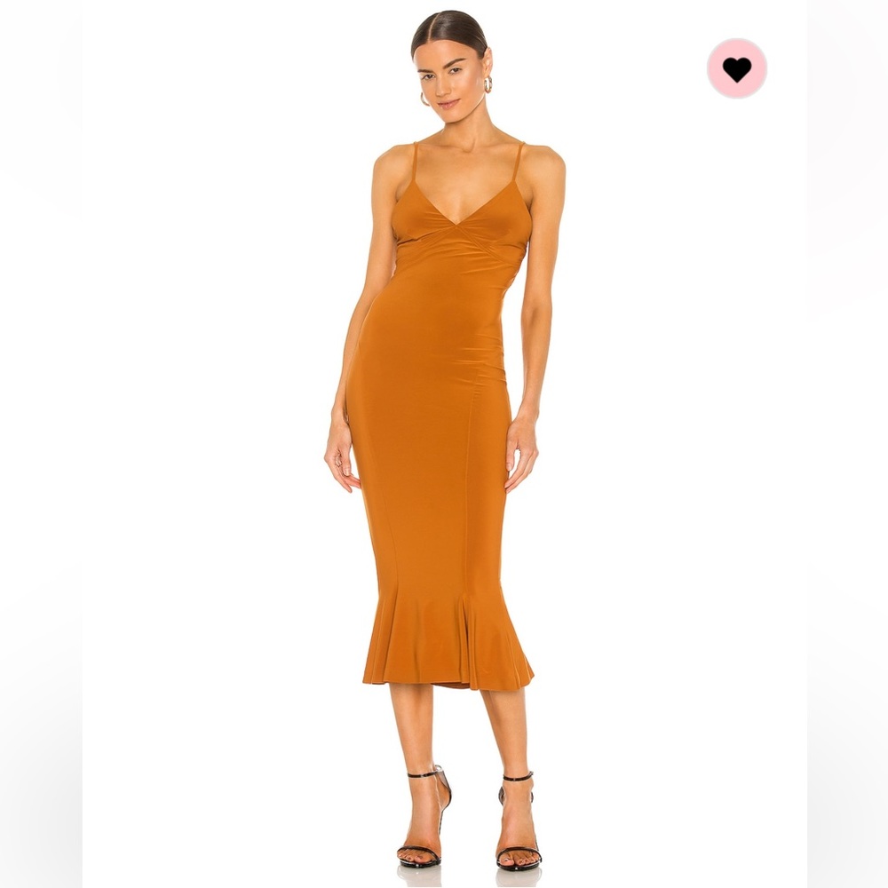 Norma Kamali Slip Fishtail Dress